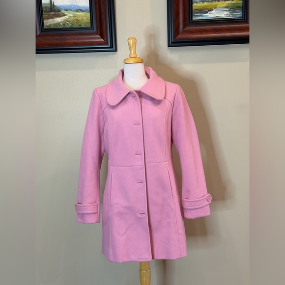Allegra K | NWT Size Large Rose Pink Coat - Picture 1 of 9